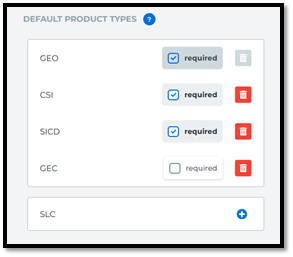Console Imagery Product Types Org Mgr Selection